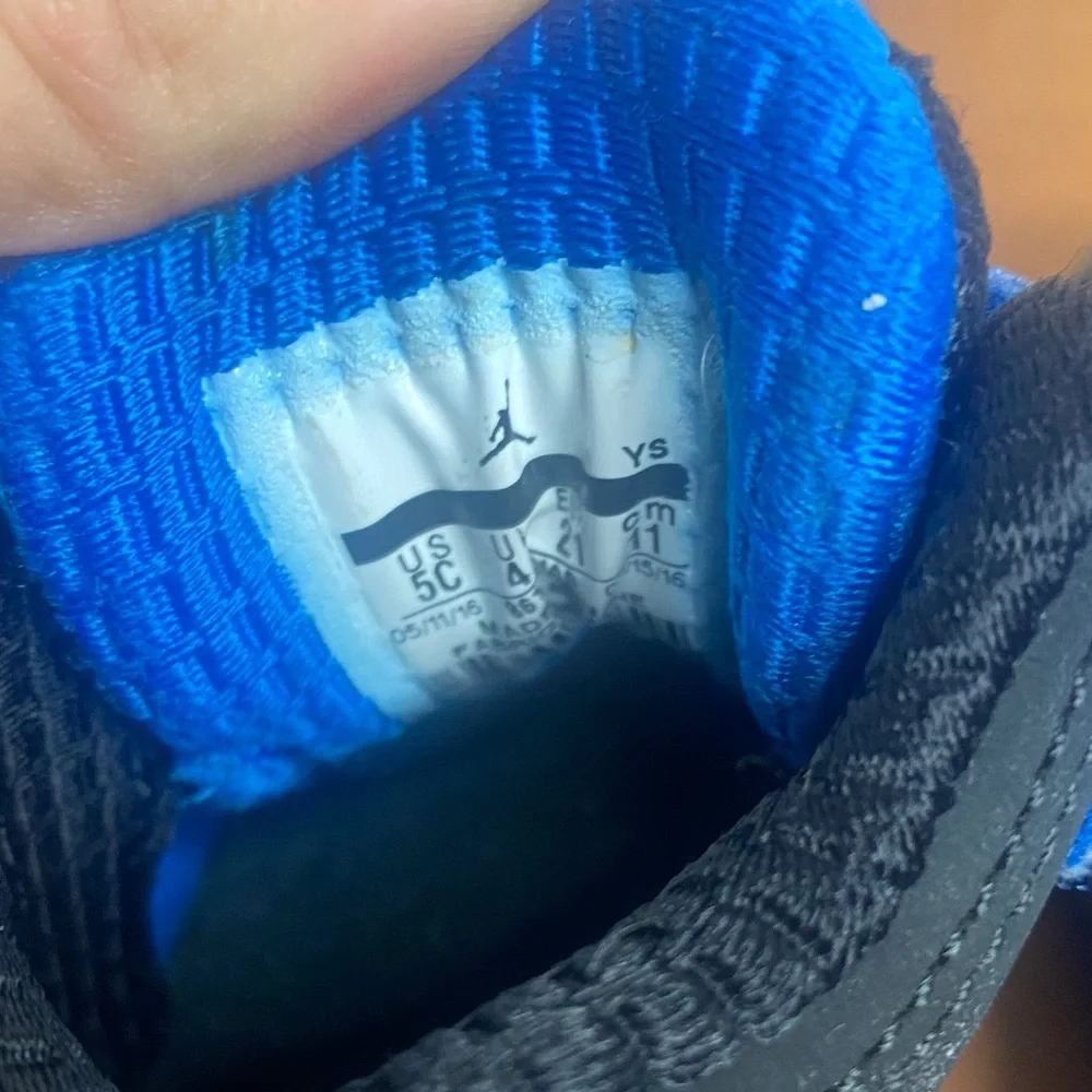 Jordan Jumpman Team II Premium Toddler Blue Spark High-Top Sneakers